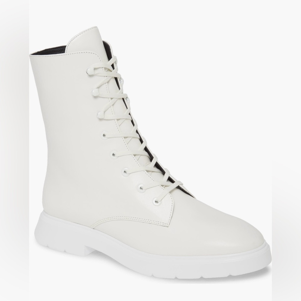 Stuart Weitzman Women’s McKenzee Combat Boot Size 6.5 NWT And box